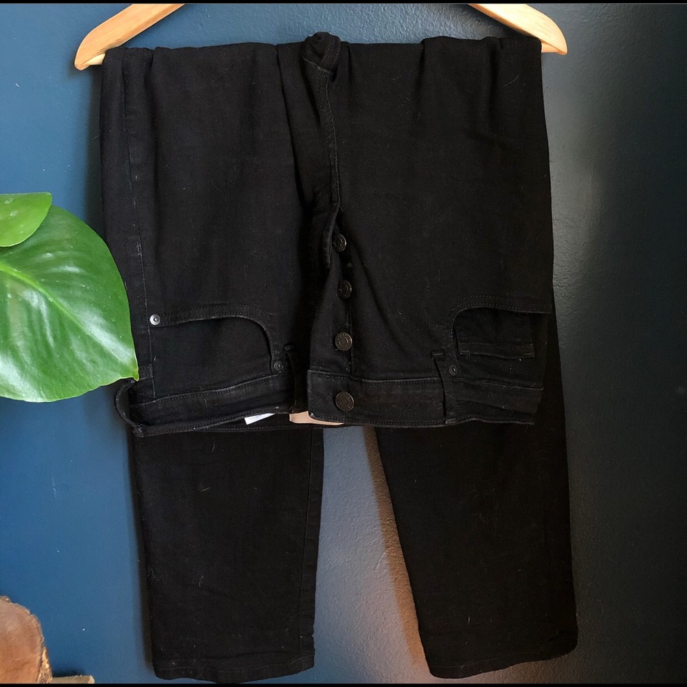 Everlane Auth. Stretch High Rise cigarette jean